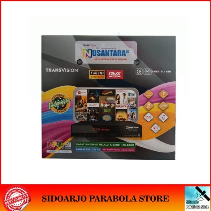 Receiver Tanaka TN-01 4K HD Transvision Nusantara Blackberry Parabola