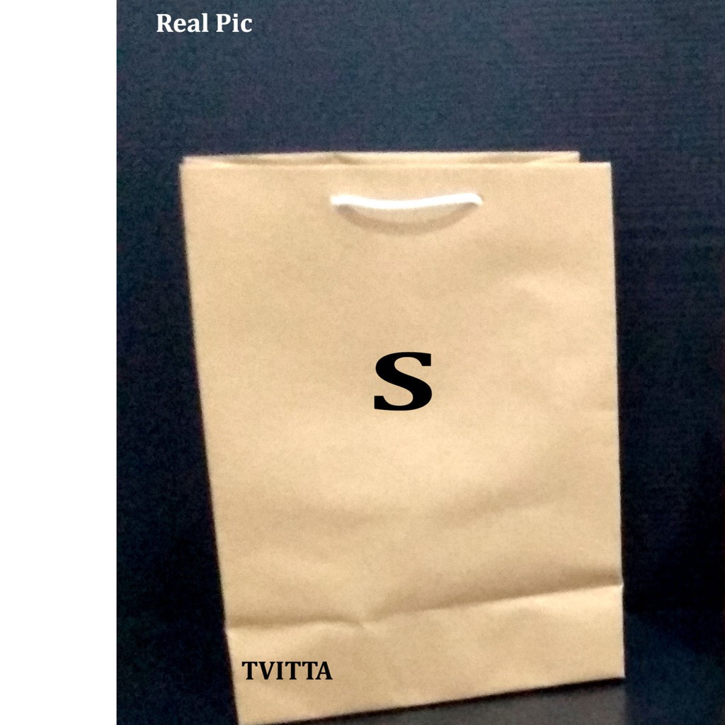 

PaperBag Polos Kraft | Paper bag Coklat Size S