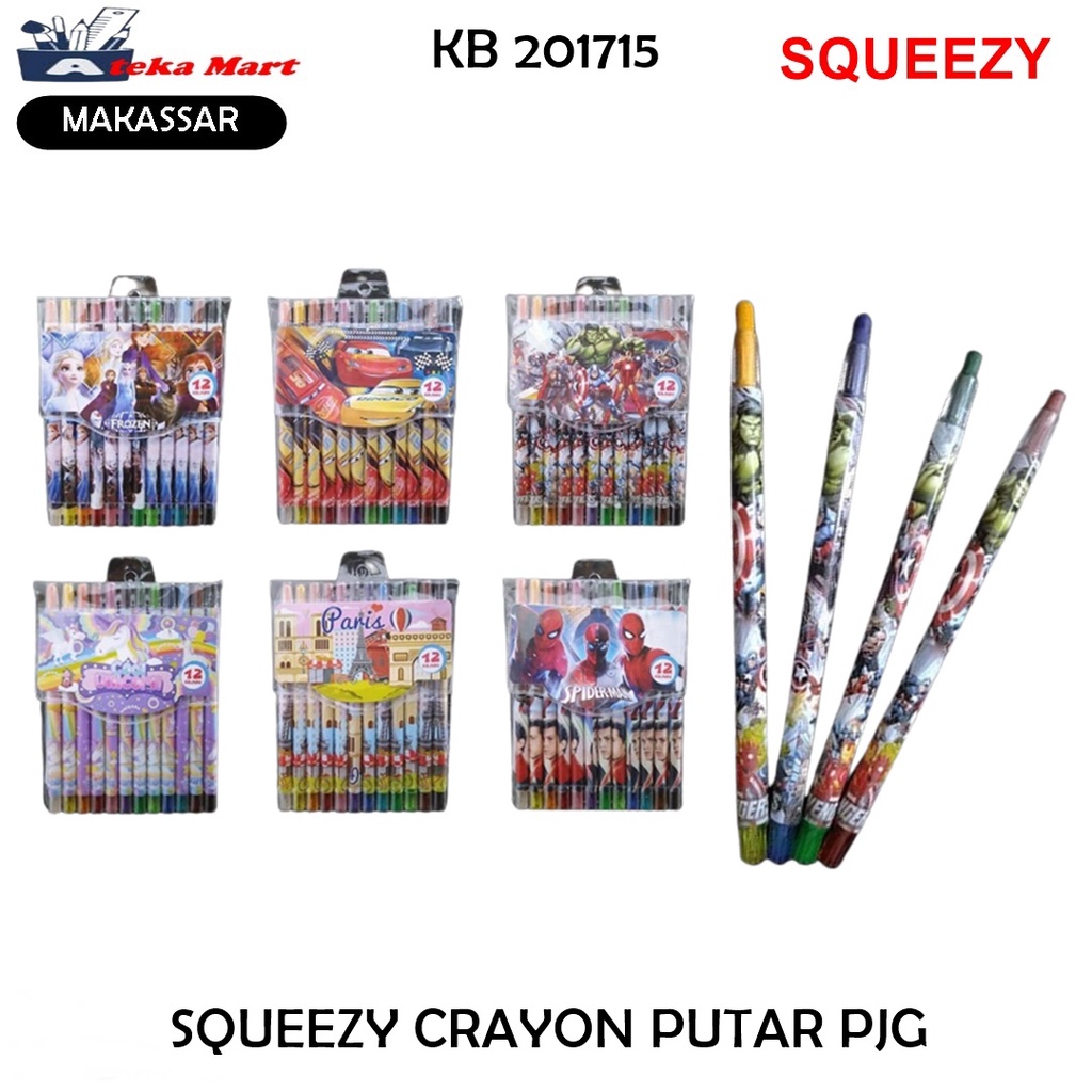 

SQUEEZY CRAYON PUTAR PANJANG 12W TWIST CRAYONS