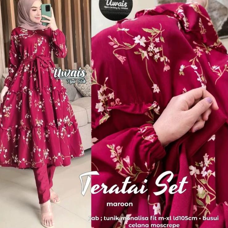 Bagus Banget.. SETELAN CELANA TERATAI/UWAIS