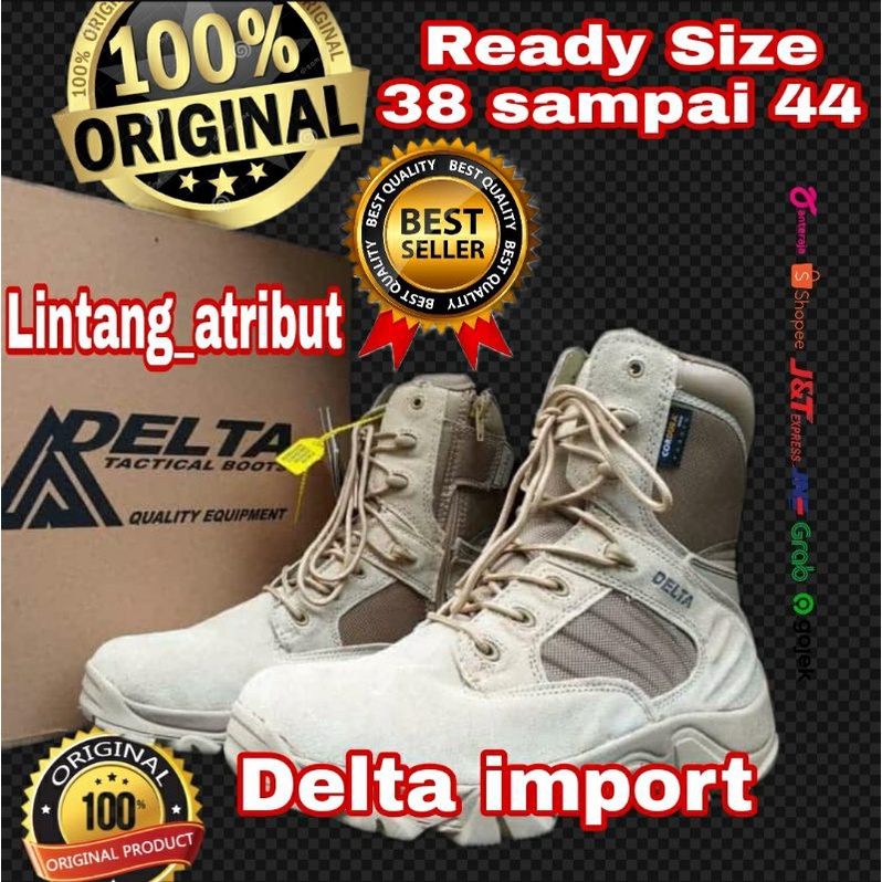 Sepatu PDL Tactikal Delta import cina/Sepatu gurun/Sepatu PDL Army