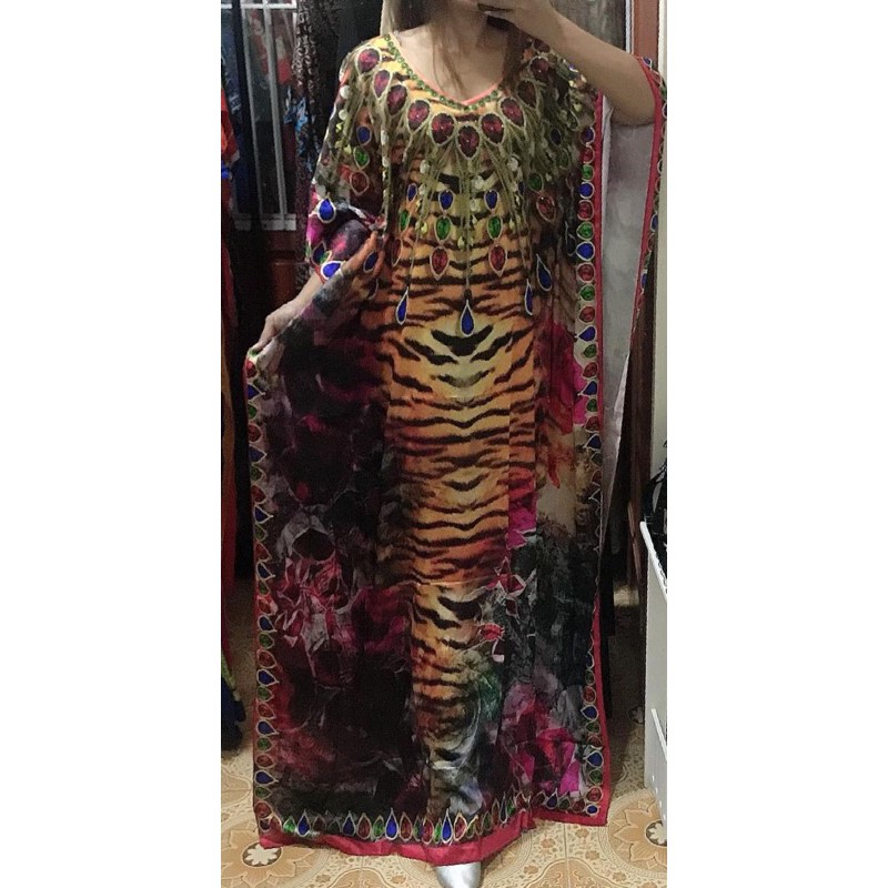 Kaftan India Sutra silk