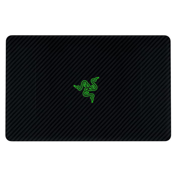 Protector Razer Blade 14" - Vinyl Black Carbon (FRONT)