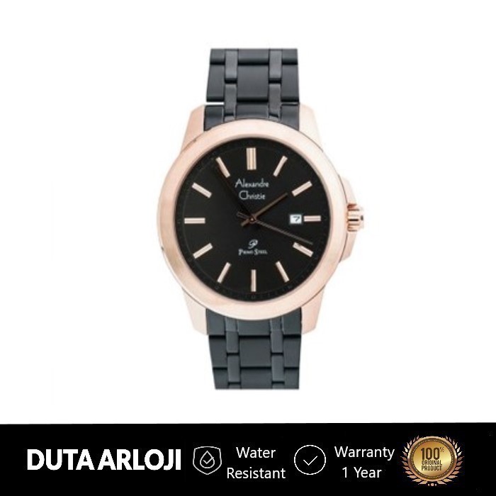 Alexandre Christie AC 1017 MD BBRBA Analog Men Stainless Steel