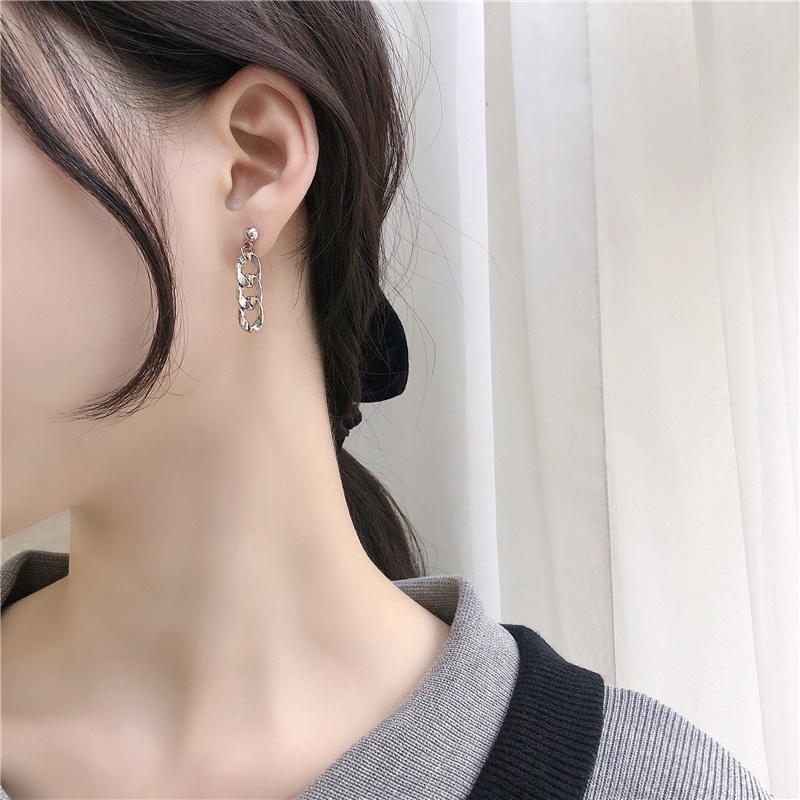 Anting Rantai Panjang Gaya Korea