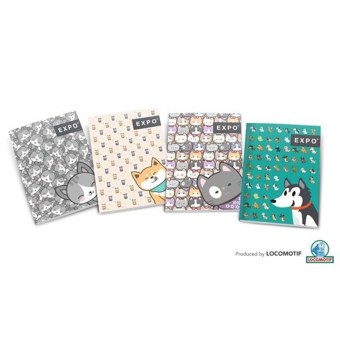 

NazlaStore Paket isi 10 Buku Tulis Expo 42 lembar Locomotif - Murah SD SMP SMA Garis