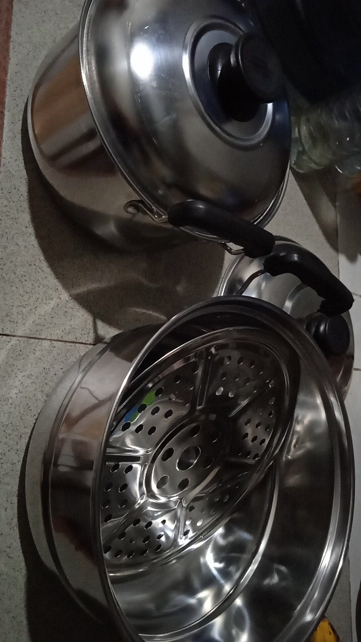 Panci Set / Panci Kukus Stemer Stainlees Set Lengkap