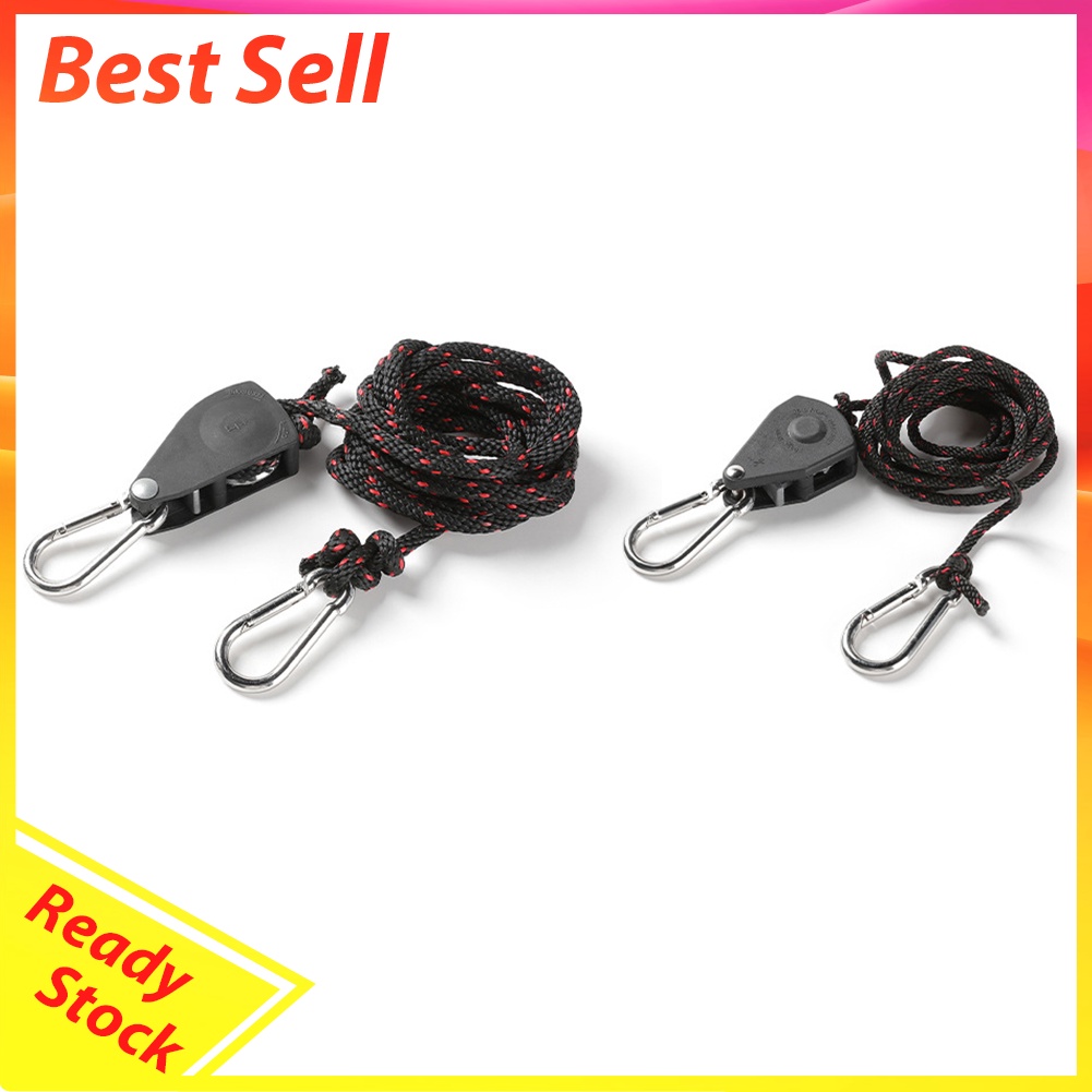 Tent Pulley Rope Buckle Fastener Windproof Adjustable Camping Stop Buckles