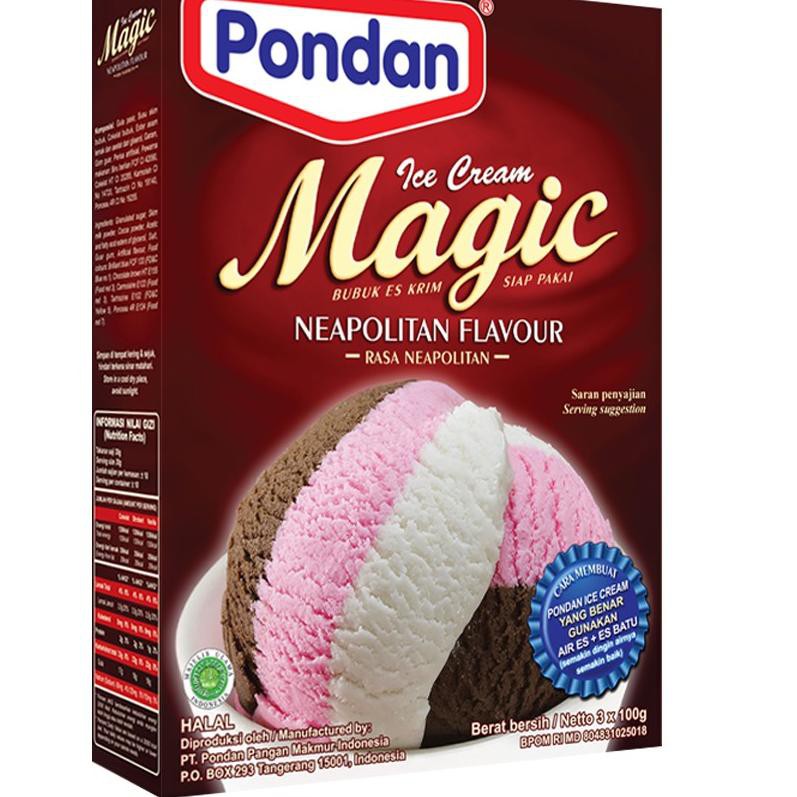 

❤ BELIO ❤ Pondan Ice Cream Neapolitan 300gr