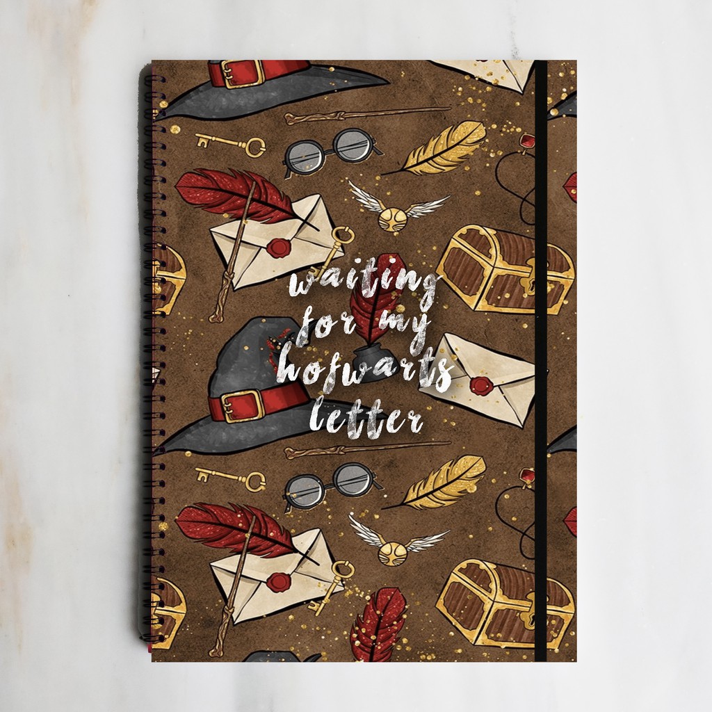 

HOGWARTS LETTER Quote Spiral Ruled Notebook Diary Journal Buku Tulis Catatan Sekolah Kuliah