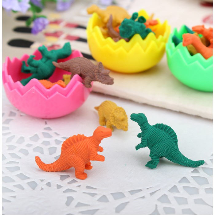 

Penghapus eraser botol susu telur dino