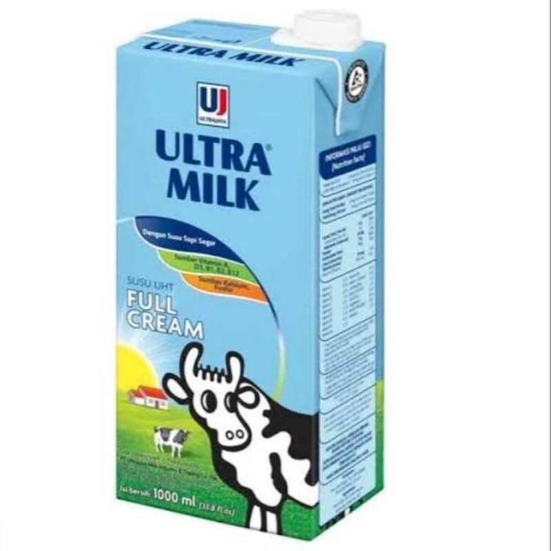 

SUSU UHT ULTRA MILK FULL CREAM 1 LITER / 1000 ML