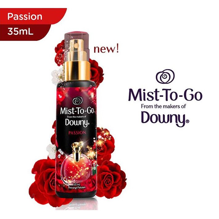 Downy Mist To Go Pewangi Pakaian 3 Varian - 35 ml