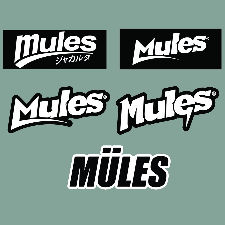 Jual Sticker Mules Stiker Mules Sticker Brand Stiker Brand Lokal