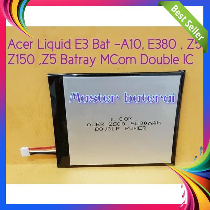 BATERAI ACER LIQUID E3 E380 Z5 Z150 Z500 SOCKET DOUBLE POWER IC