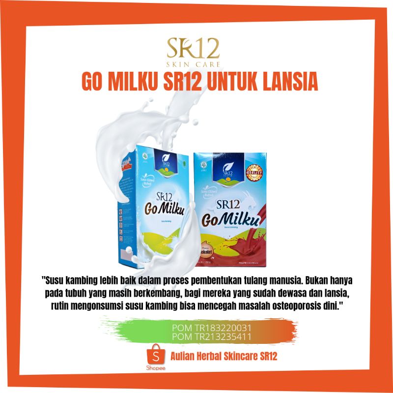 

Susu Lansia Susu Kambing Etawa Bubuk Go Milku SR12 Ampuh Atasi Masalah Kesehatan Pada Lansia