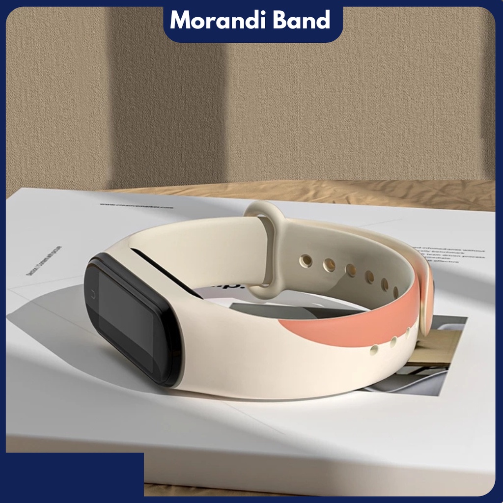 MORANDI  Strap Ml Band 3 Band 4 Band 5 Band 6 MORANDI Strap Silicone Tali Pengganti XlAOMl Ml Band 3/4/5/6