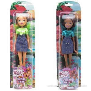 Unik  Winx Club Fairy Denim Doll Tipe 3   28cm Boneka Barbie MURAH ORIGINAL Witty Toys