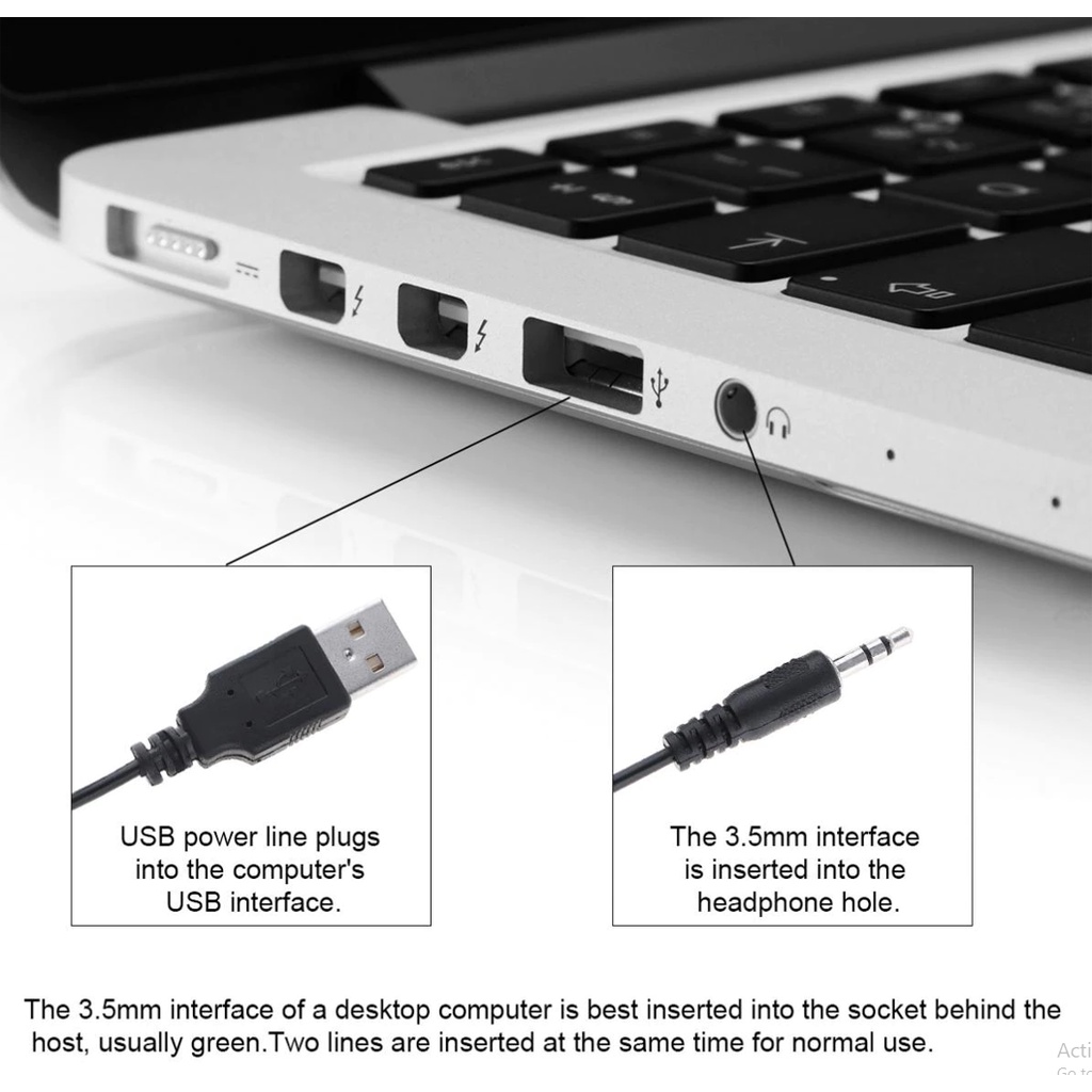 Gaming Speaker Komputer / Laptop Dual Bass With Volume Control -  T-005