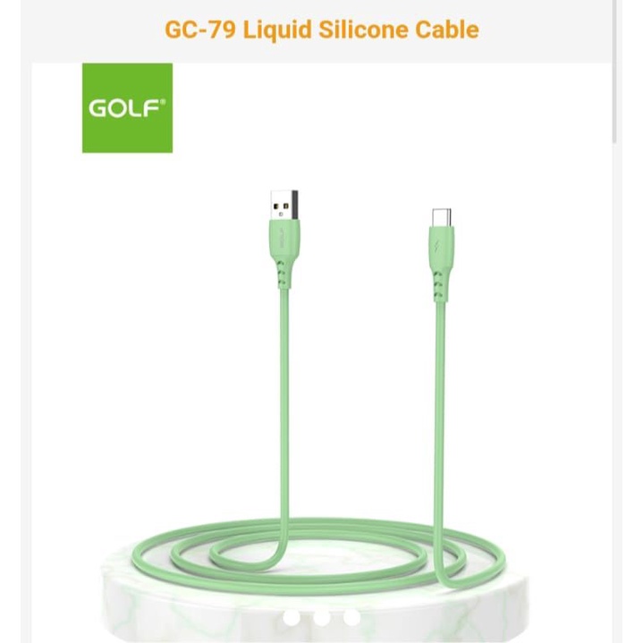 MINIGO ORIGINAL KABEL DATA FST CHARGING 3.1A GOLF GC-79 USB Data Cable (3.0A) *Micro *IPhone *Type C