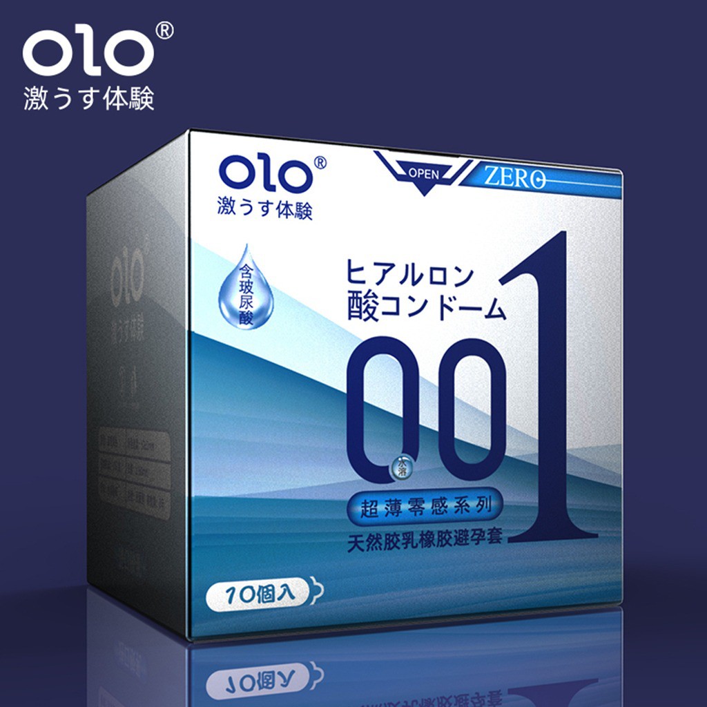 KONDOM OLO 001 CONDOM OIO SUPER THIN &amp; SOFT WITH OCEAN DELAY CLIMAX SENSATION 1 Pack isi 10 pics