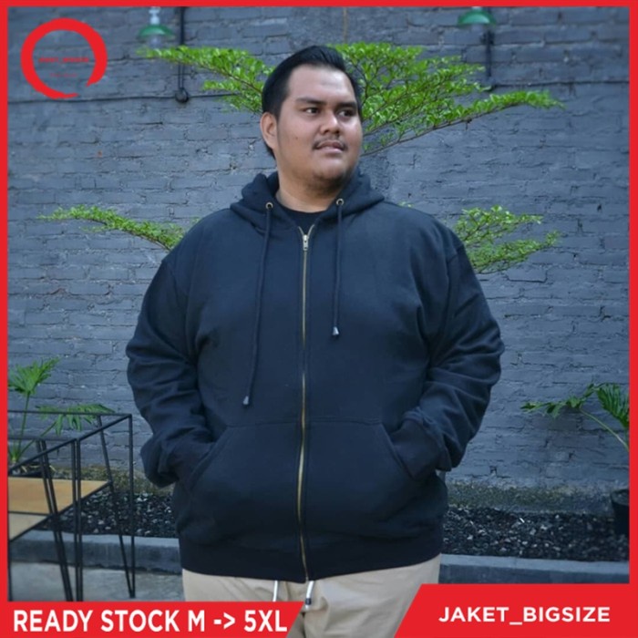 JAKET POLOS BIG SIZE JUMBO 3XL-5XL / JAKET BOMBER PRIA JUMBO ASLI IMPORT 