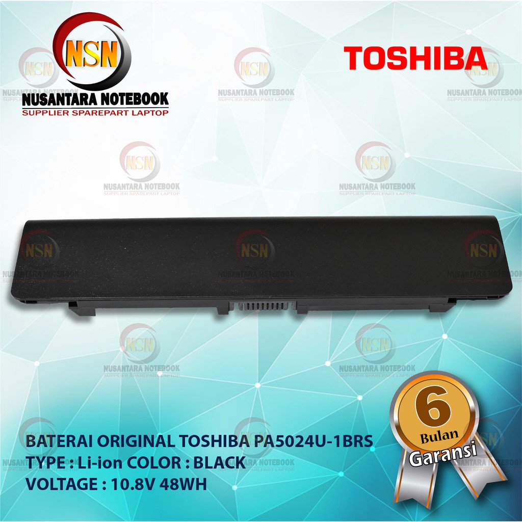 Baterai Original Toshiba Satellite 5024 PA5024U-1BRS PA5023U-1BRS