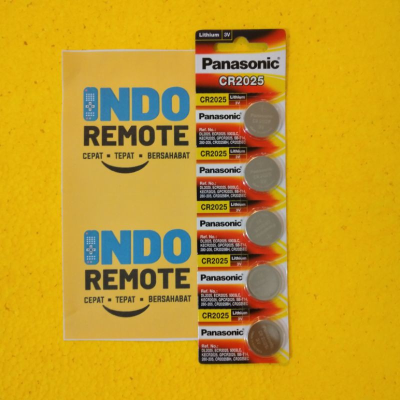 BATERAI BATRE PANASONIC BEST FOR REMOTE CONTROL CR2025