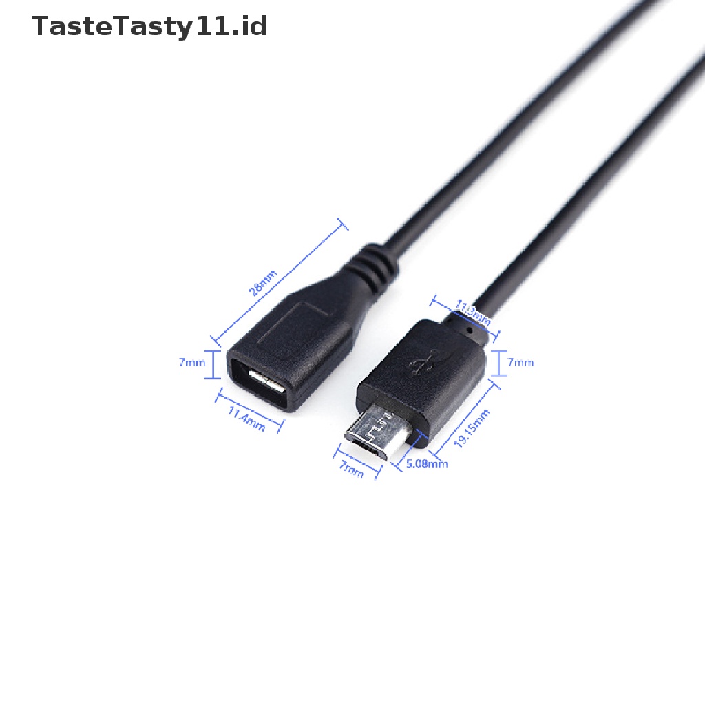 (TasteTasty) Kabel Data / Charger Micro USB 2.0 4 / 2 Pin Untuk Android