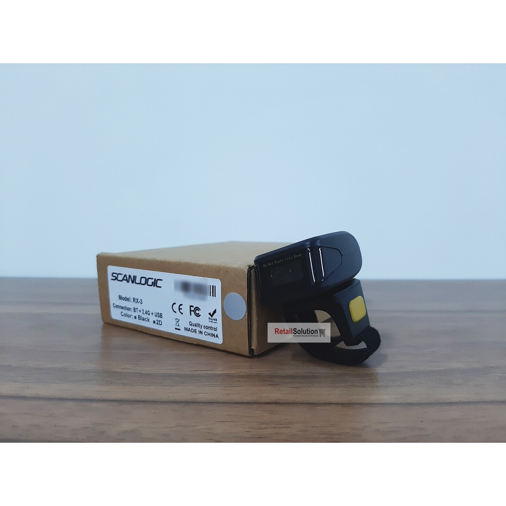 Barcode Scanner Wireless 2D Cincin Ring - Scanlogic RX3 / RX-3