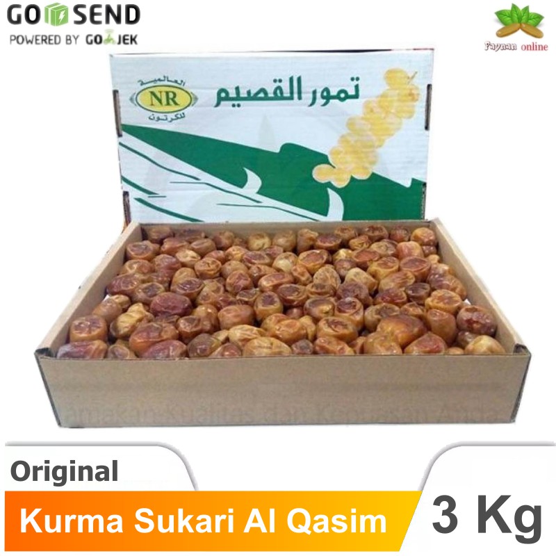 

Promo Kurma Sukari 3 Kg Kurma Raja Premium Date Quality Sukari Alqasim Sukari Al Qasim