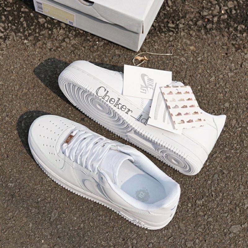 sepatu putih pria dan wanita tred masa kini sneaker tongkrongan kekinian terlaris nk air force 1 one