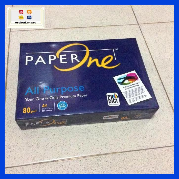

6Rtiut7- Kertas A4 80Gr Paper One 5Ea5W5-