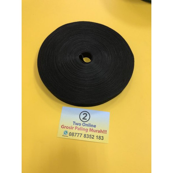 

Velcro Magic Tape Kabel 25 Meter Lebar 2CM Black