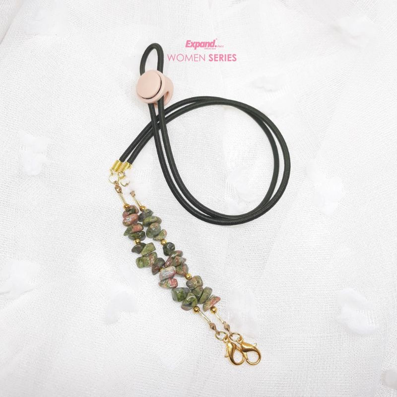 Strap Masker Batu Alam Unikute simple Pengait Tali Mask Hijab Aesthetic