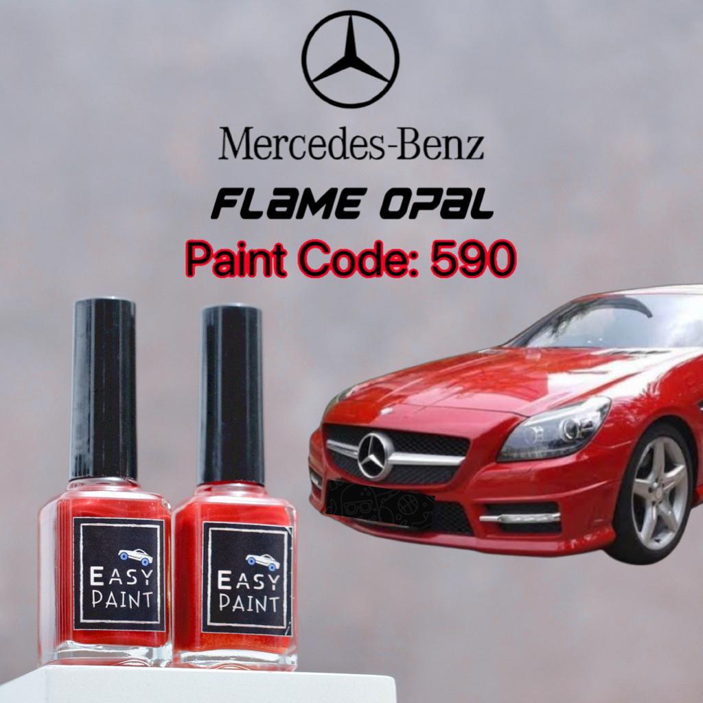 Cat Oles Mobil Red Flame Opal 590 Mercedes Benz Mercy Merci Merah Solid