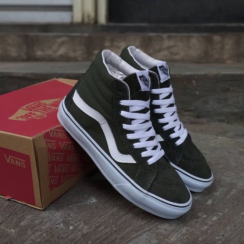 Vans SK8 HI Olive White