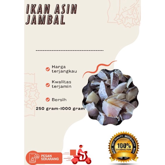 

MURAH ikan asin jambal tanpa tulang