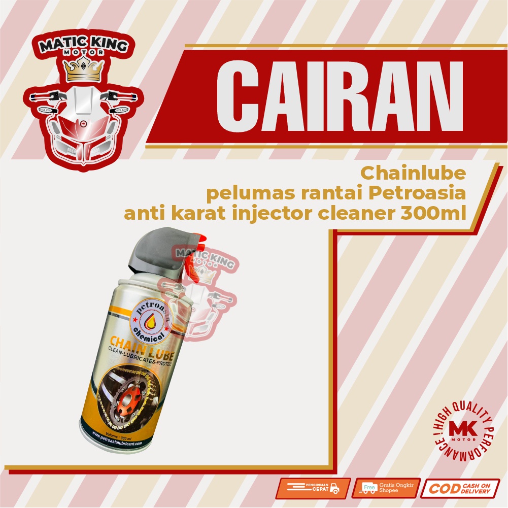 Chainlube pelumas rantai Petroasia anti karat injector cleaner 300 ml