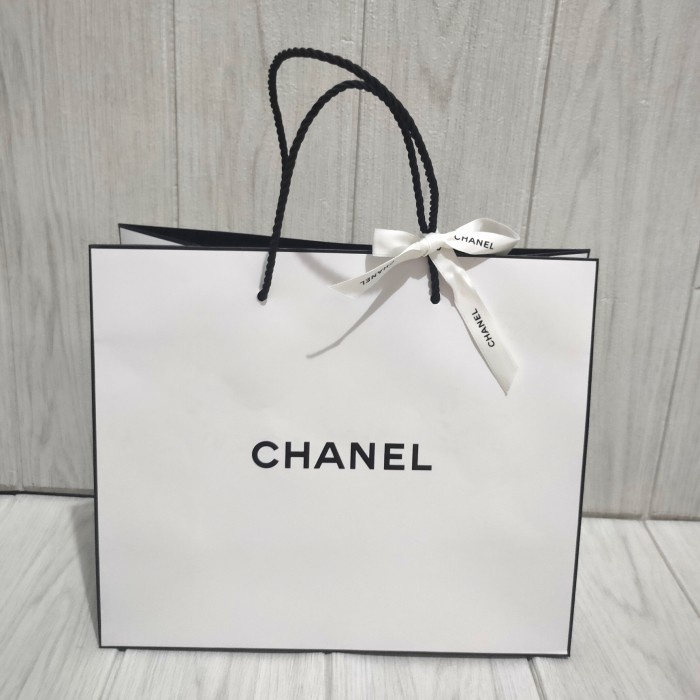 

✨ BISA COD ✨ paperbag chanel medium / paper bag chanel / dustbag chanel original