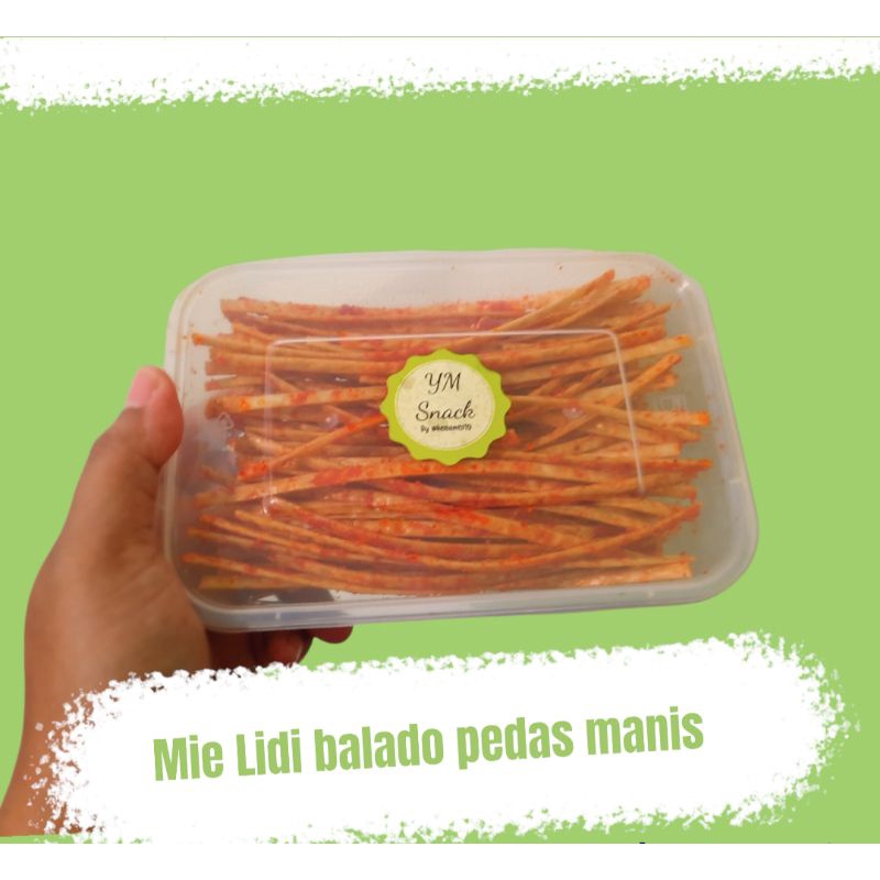 

mie lidi gepeng bumbu basah