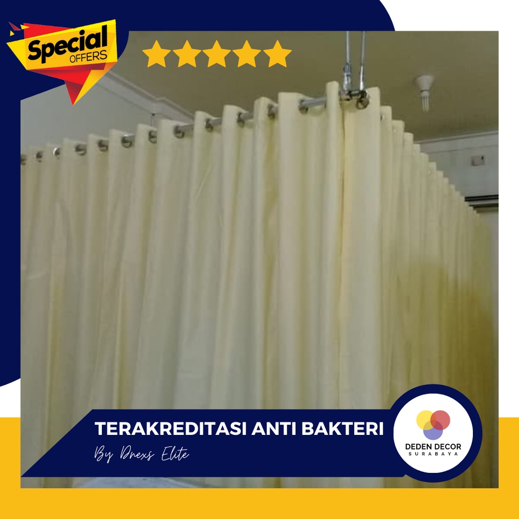 Gorden Rumah Sakit Murah Berkualitas - Gorden Penyekat Bed Rumah Sakit