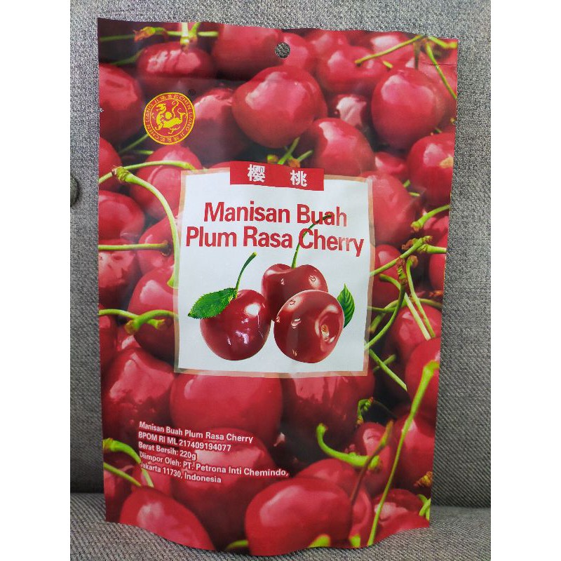 

Manisan buah Plum rasa Cherry isi 220 gram