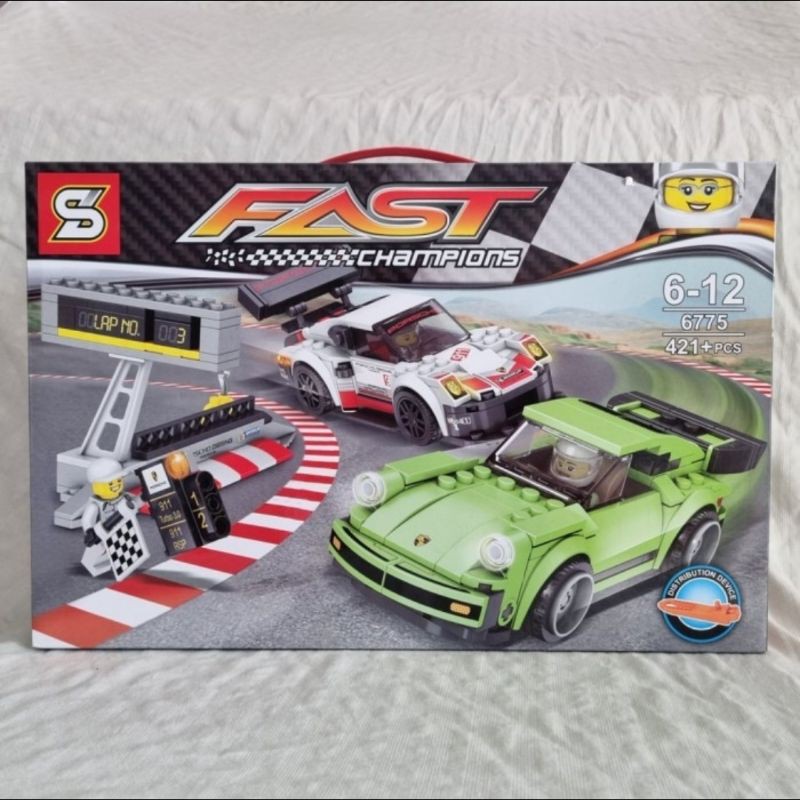 Lego Block Mobil Balap Nascar Drag Fast Furious