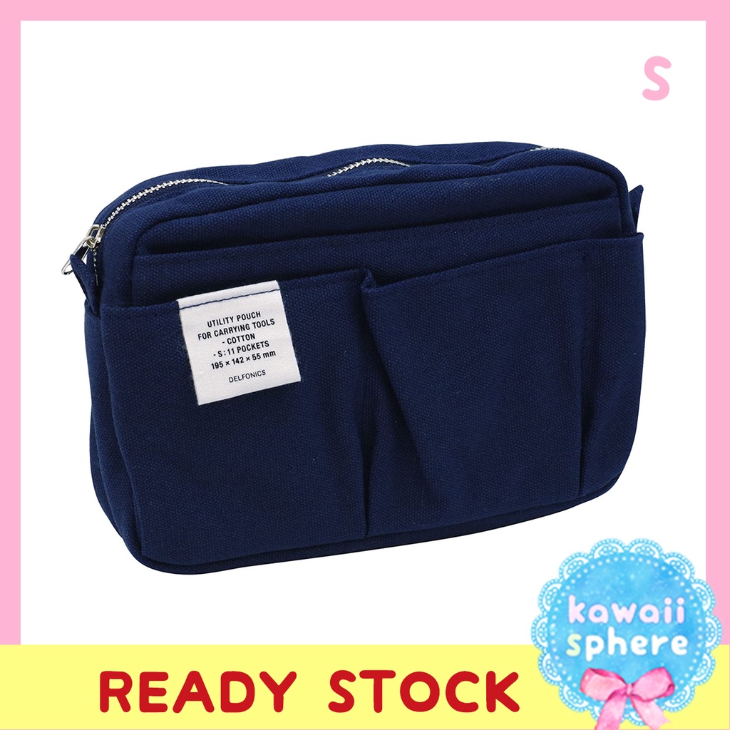 

Delfonics Utility Pouch | Size S | Sky Blue | Ready Stock | Kotak Pensil / Tempat Stationery Delfonics