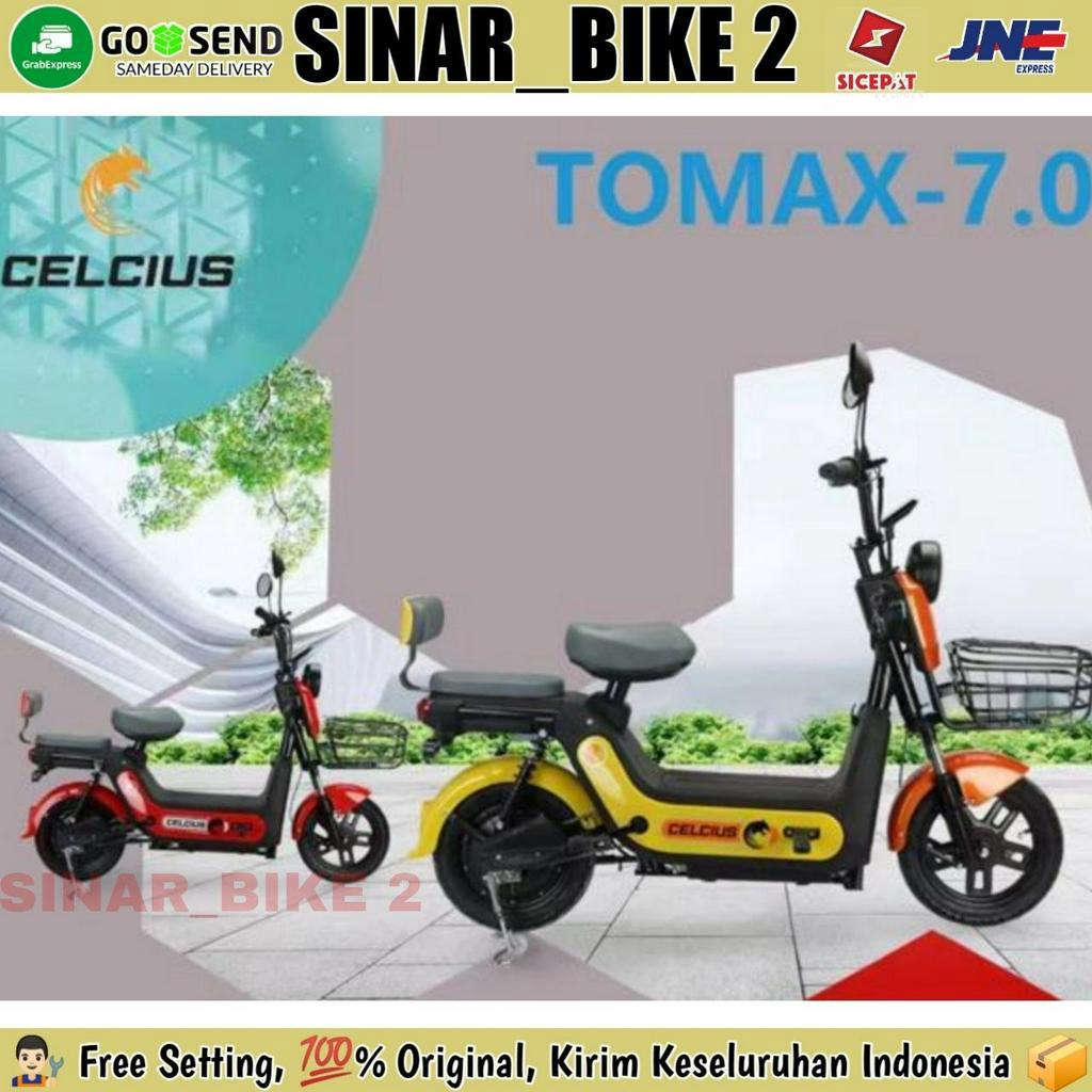 Sepeda Listrik CELCIUS TOMAX 8.0 450 Watt Electric E Bike