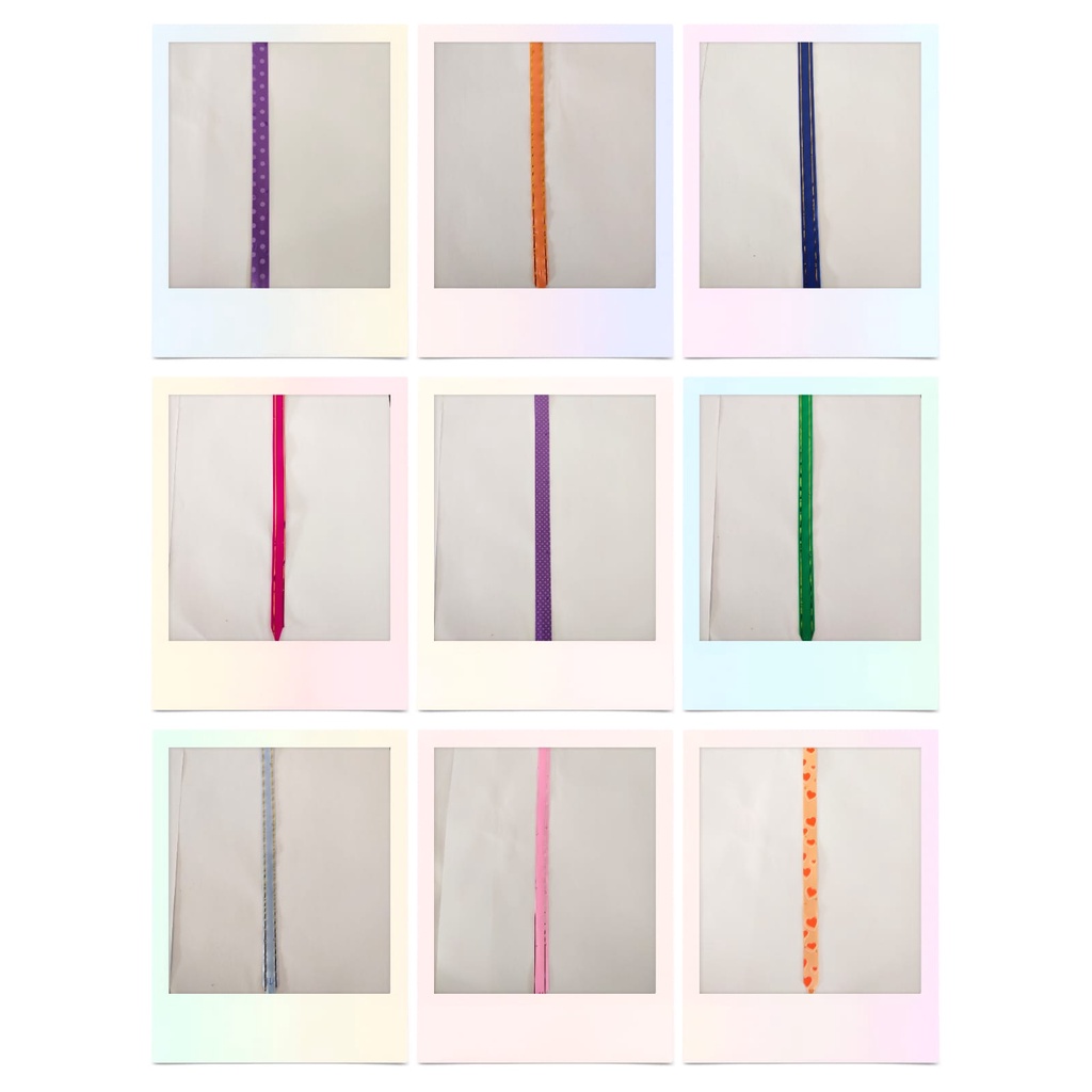 

2of 2 Pita serut kecil- pita kado-satuan uk.34x1,5cm