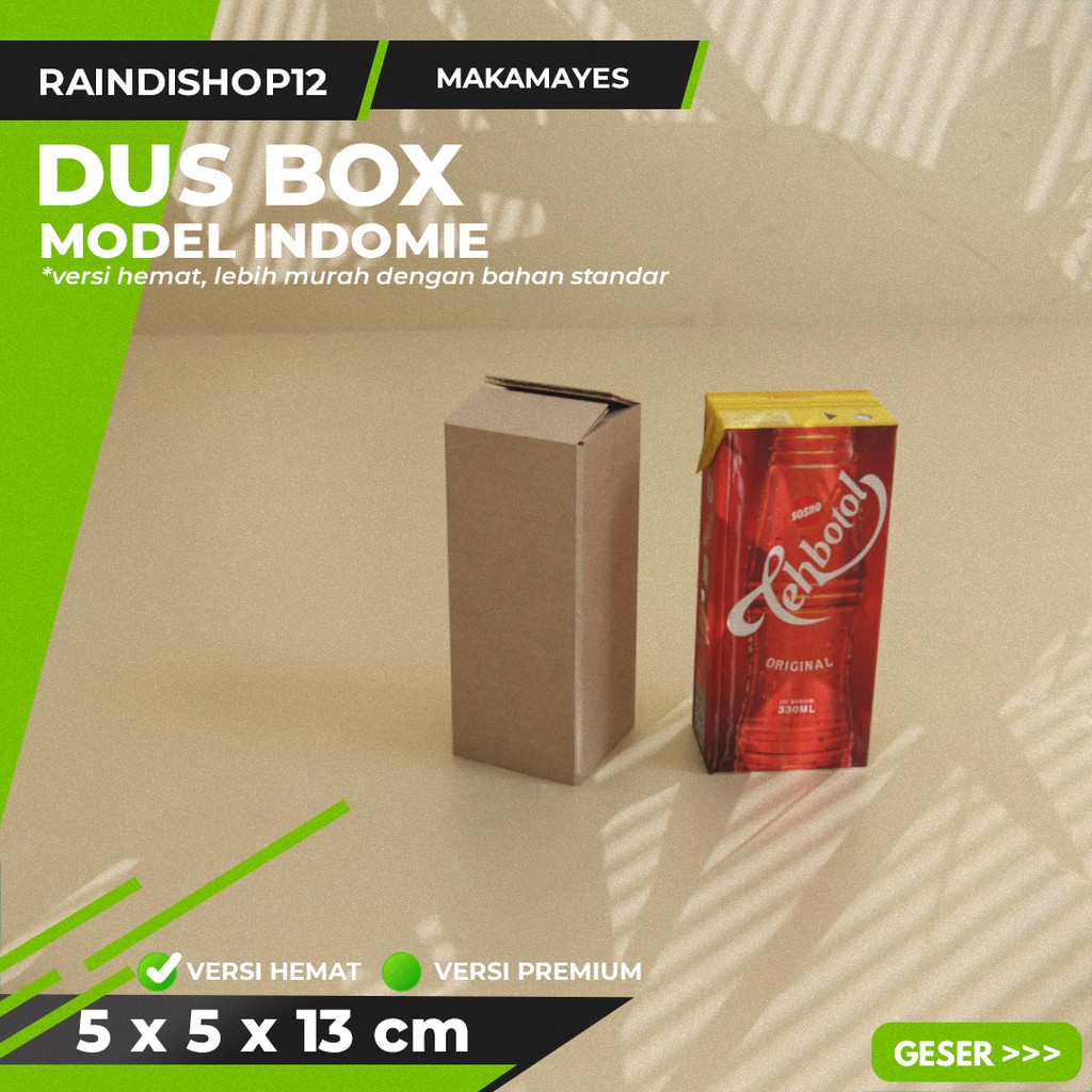 

BOX 5 X 5 X 13 CM KARDUS KOTAK KEMASAN PACKAGING KADO POLOS
