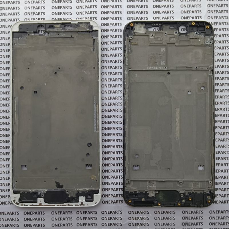 FRAME BEZZEL TULANG TENGAH DUDUKAN LCD VIVO V5 LITE 1609 Y66 ORIGINAL