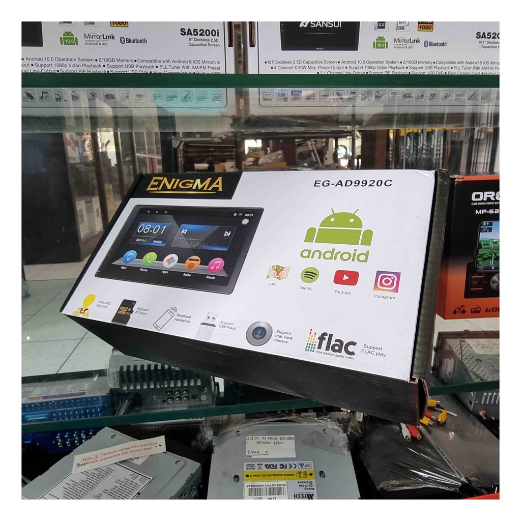Double Din Android Enigma 7 inch Wi-Fi Bluetooth Mirroring HD